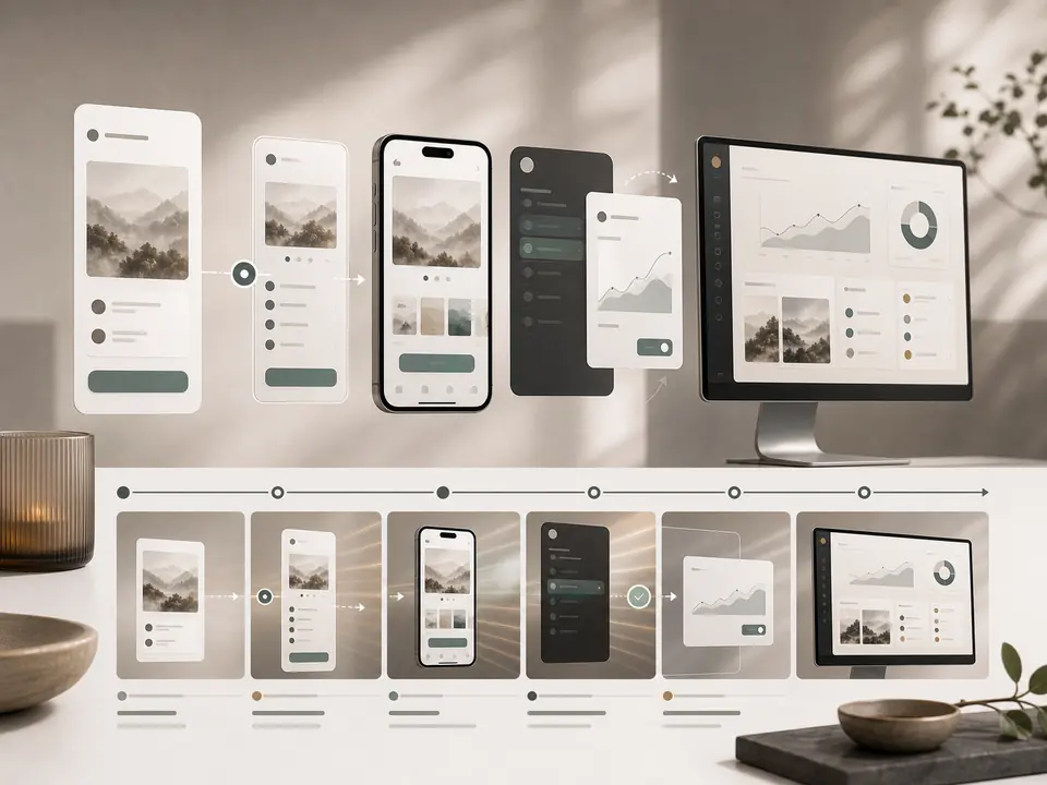 App Demo Motion Storyboard