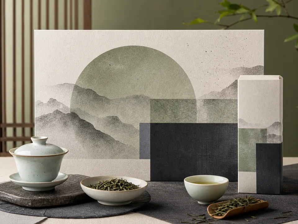 新中式茶包装灵感板