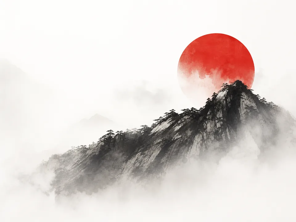 当代水墨文化海报