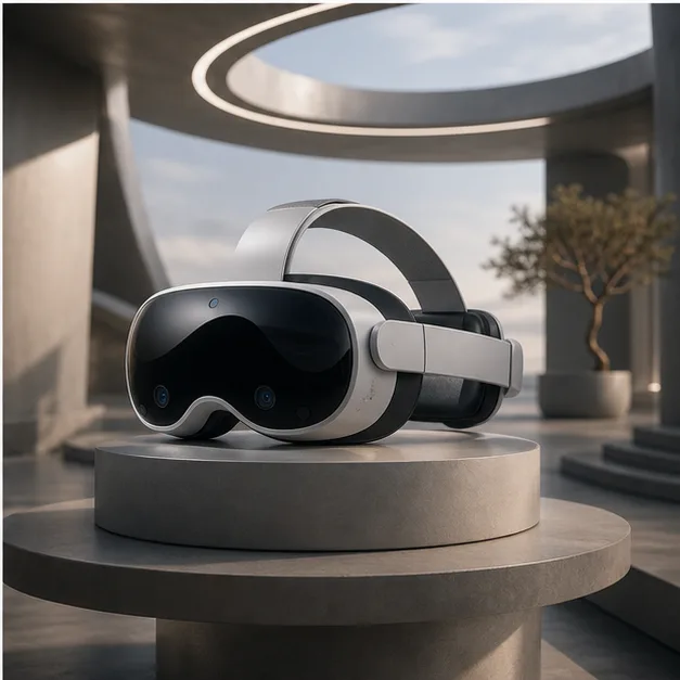 VR 头显广告图
